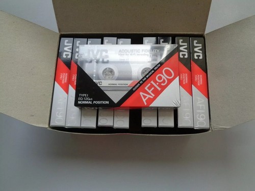 CASSETTE AUDIO TAPE / 1 CASSETTE VIERGE JVC GI 90 MINUTES TYPE I IEC I NEUF (3