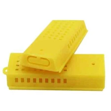 50 Pcs BeeTransport Cages Beekeeping Bee Queen Rearing Cage Cell Plastic