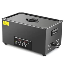 CREWORKS 22L Industrial Ultrasound Cleaner for Professional Use w Timer & Heater
