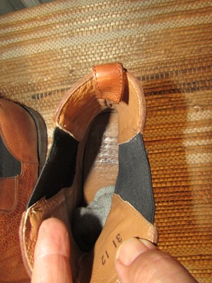 JD Fisk Brown Leather Chelsea Ankle Boots Men display picture 1