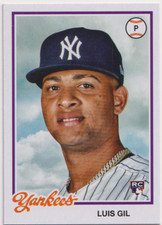 2022 Topps Archives #124 Luis Gil RC New York Yankees
