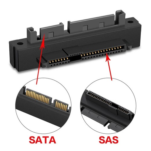 Adaptador de disco duro SAS a SATA adaptador de ángulo convertidor adaptador de servidor de disco duro - Imagen 2 de 12