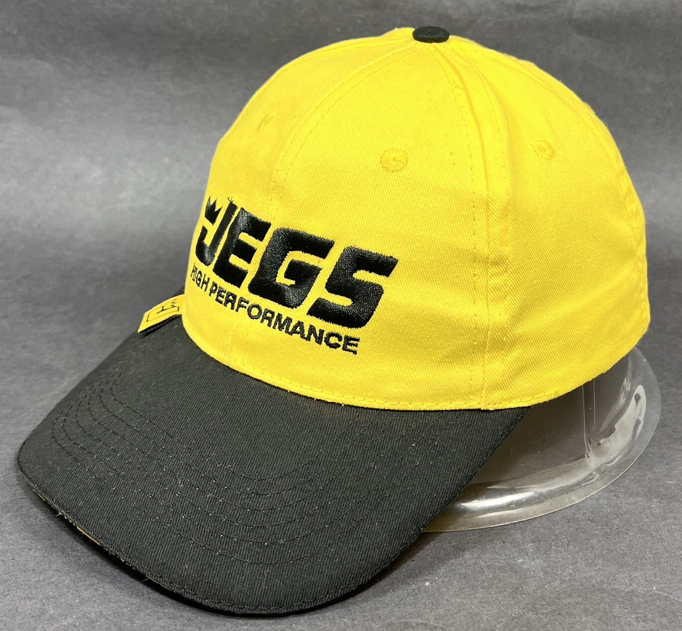 JEGS High Performance Strap Back Hat Cap Yellow C… - image 2