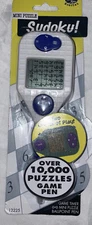 SUDOKU PEN ELECTRONIC HANDHELD GAME BALL POINT STRATEGY NUMBERS THINKING TRAVEL