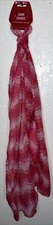 Pink Chevron Scarf 11” X 60” NWT