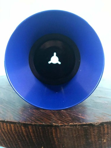 Burlington Recording Pro Blue 1/4" NAB Hub Adapters with Aluminum Trumpets(PAIR) - Picture 3 of 5