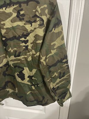 Original Spanish Army Issue Woodland Camo Quilted Parka Jacket | eBay