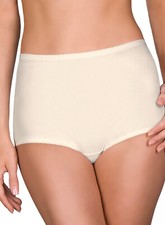 Shadowline Womens Underwear Briefs Panty Nylon Spandex No Ride Full Coverage