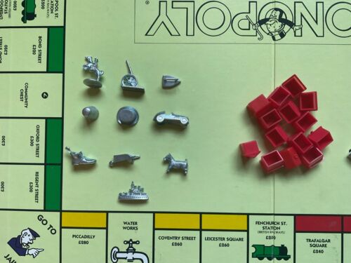 Waddingtons Monopoly Board Game 1993 - Vintage Red Box & 100% Complete - VGC - Picture 5 of 14
