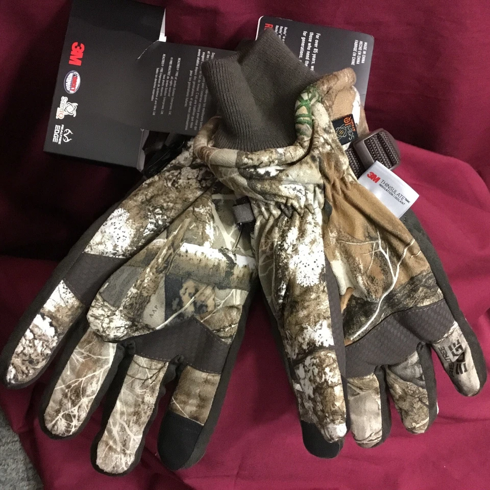 New Men’s Rocky HW00256 Realtree Edge Camo 100G Insulated WP Gloves Size X-Large - Image 2 of 4