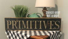 STENCIL - Primitives Stencil - 24"x5" - 5 Mil Stencil - NOT A SIGN 