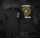 FBI academy   -  Custom Men's Black T-Shirt Tee