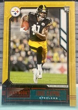 2020 Panini Playbook Chase Claypool Base Card ORANGE FOIL Rookie Steelers #126
