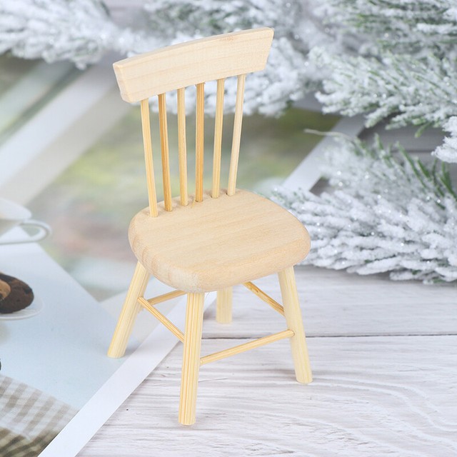 miniature wood chair