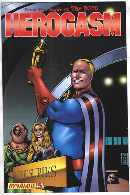 Boys Herogasm Comic 5 First Print Cover A Darick Robertson 2009 Garth Ennis