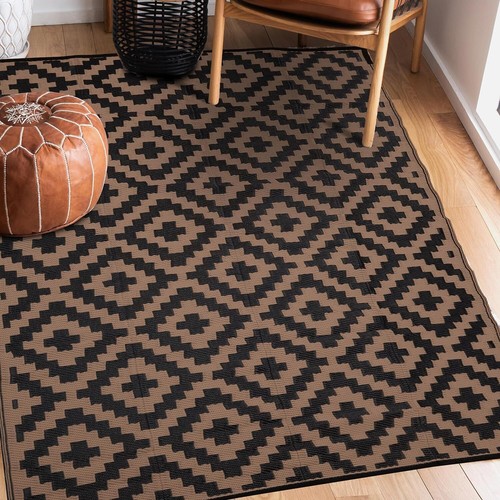 Waterproof Outdoor Rug for Balcony Patio Reversible Plastic Straw Utopia Home - 第 31/48 張圖片