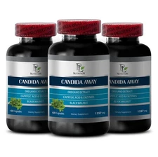 Strength Boost - CANDIDA AWAY - Glowing Skin 3 Bottles 180 Capsules