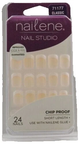 Herramientas de pegamento para arte en uñas francés blanco