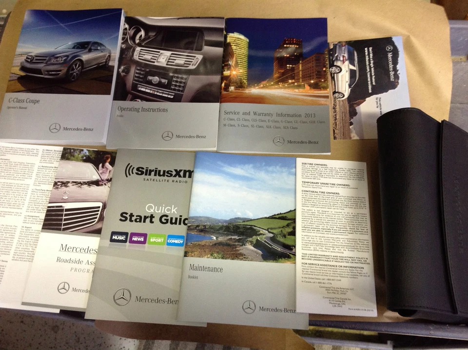 Manual Del Propietario 2013 Mercedes-Benz Clase C Coupe, OEM - Imagen 1 de 1