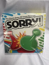 Sorry! Classic Hasbro NEW Kids Board Game, 2 to 4 Players, Ages 6+ #0120