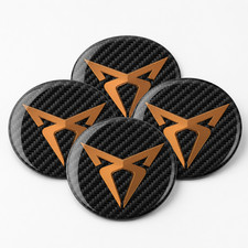4x Cupra Nabendeckel Aufkleber 3D-Harz Felgenlogo Emblem 4x Cupra Nabendeckel Aufkleber 3D-Harz Felgenlogo Emblem