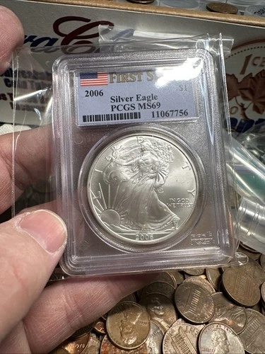 2006 American Eagle Silver Pcgs MS 69