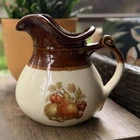Beautiful VTG MCM hand painted Ceramic McCoy Jug