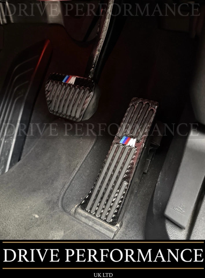 BMW Carbon Fibre Foot Brake Throttle Pedals M4 F82 F83 G82 G83 M8 F91 F92 F93 - Image 4 of 4
