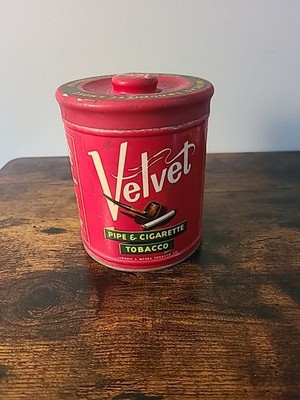 Velvet Pipe Cigarette Tobacco Tin Can Liggett & Myers Warehouse No. 74 Missouri 