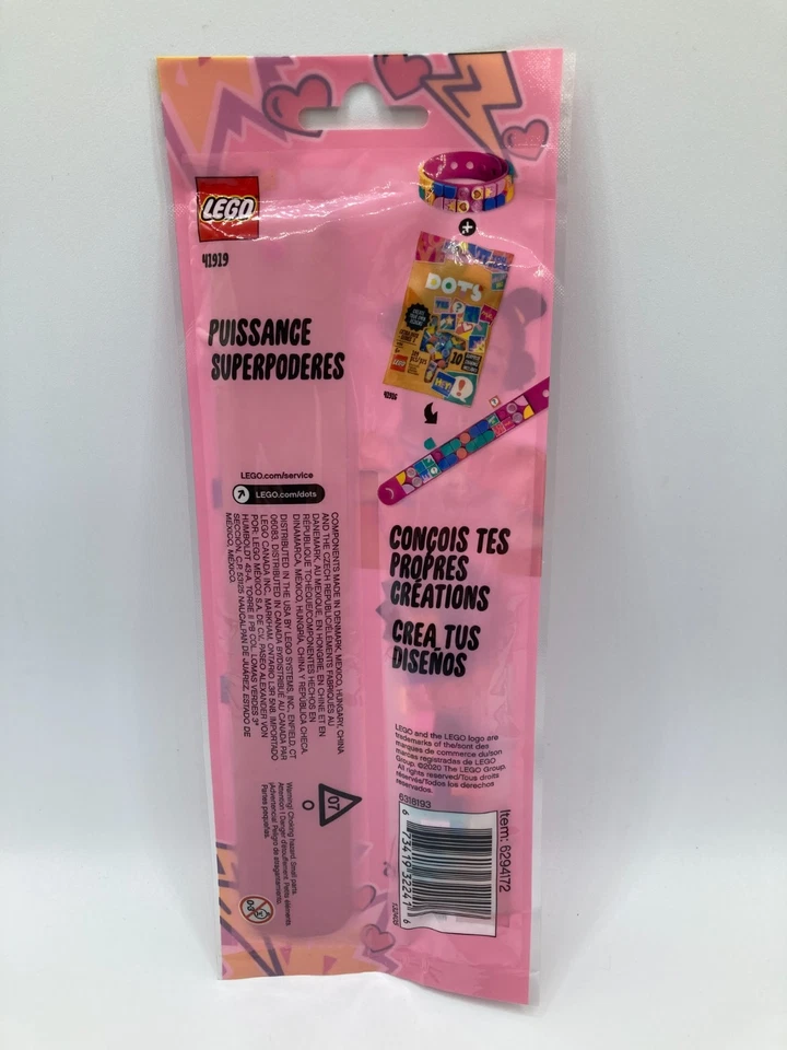 Lego Dots Power Bracelet 41919 Creative Designs Heart Power Up Lightning New - Image 2 of 2