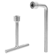2 Pcs Stainless Steel Triangle Anti Theft Screw Spanners Wrench