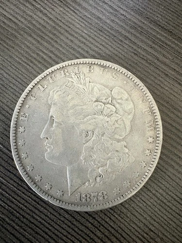 Morgan Silver Dollar $1 Coin 1878 Circulated Coin 0.9 Fineness Great Condition