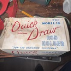 Vintage Quick Draw Model 10 Fishing Rod Holder NOS Original Box Made in USA — photo 1