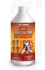 Vitofarma High Calorie Liquid Supplement for Dogs & Puppies - 16 oz Chick Flavor