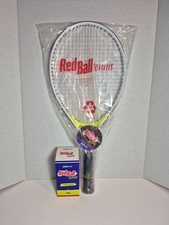 Red Ball Tennis Racket w/ 2 Pack Balls Brand New USTA 23