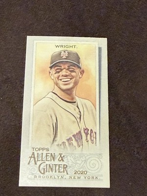 2020 Topps Allen & Ginter - David Wright #148 Mini A&G Back