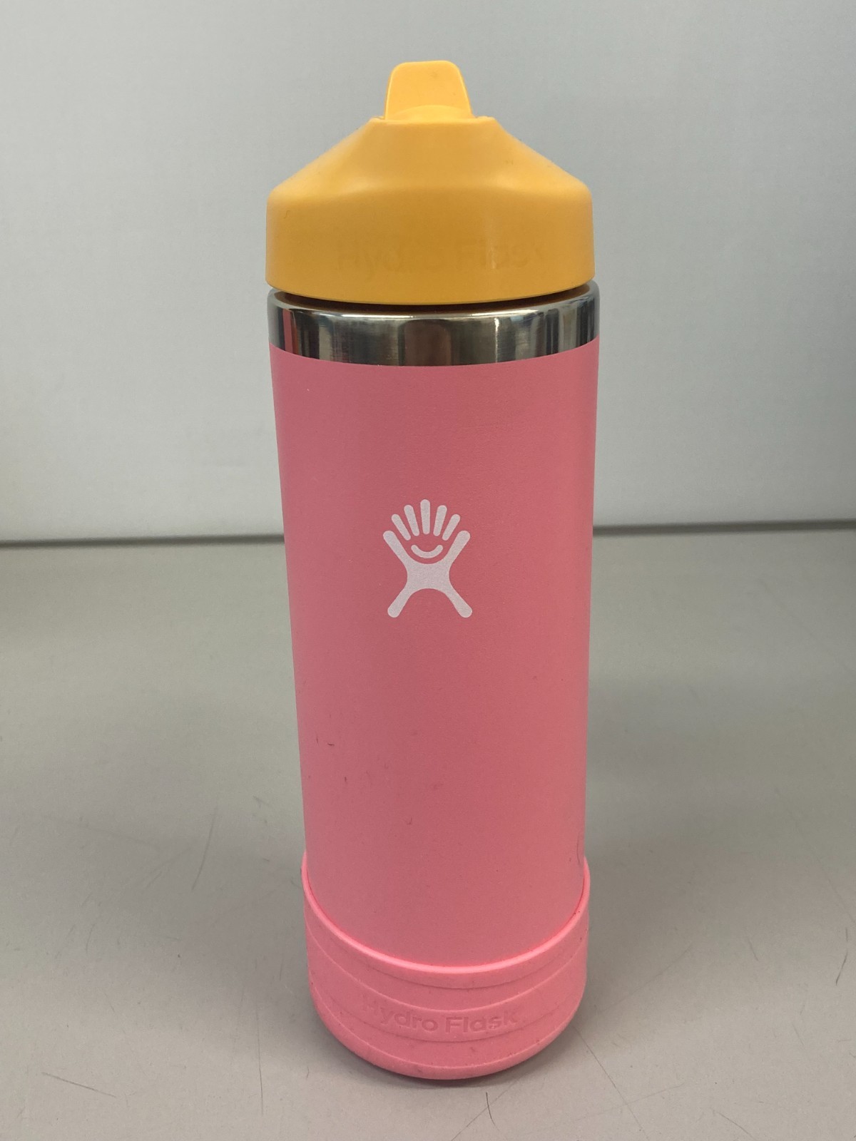 With Straw Cap 18oz Dahlia - Pink