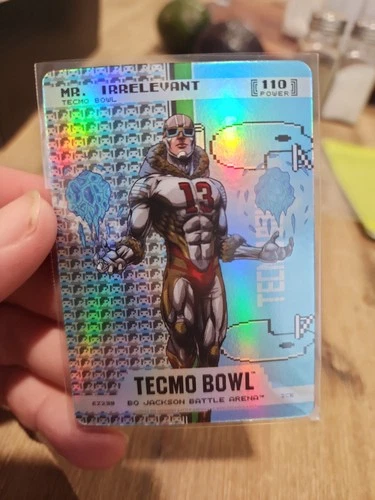 Bo Jackson Battle Arena Tecmo Brock Purdy Mr. Irrelevant Endzone Ice Battlefoil