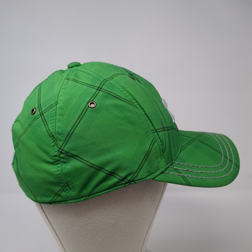 Under Armour HeatGear Fitted Hat Green Large Embroidered Logo Plaid - Picture 4 of 8