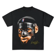 Masked Lebron James Boxy Vintage Boxy Tee Shirt oversized t-shirt streetwear y2k