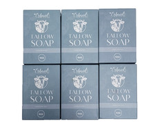 x6 Unscented Tallow Soap Bar 4oz