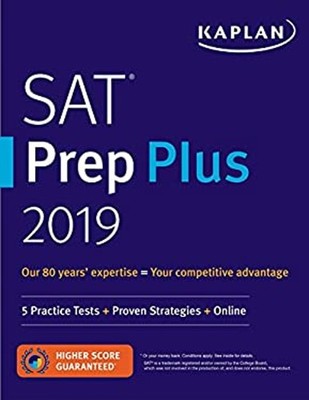 SAT Prep Plus 2019 : 5 Practice Tests + Proven Strategies + Onlin