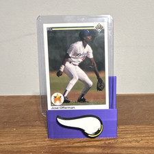 Upper Deck 1990 Jose Offerman Star Rookie #46 Los Angeles Dodgers MLB Card. rookie card picture