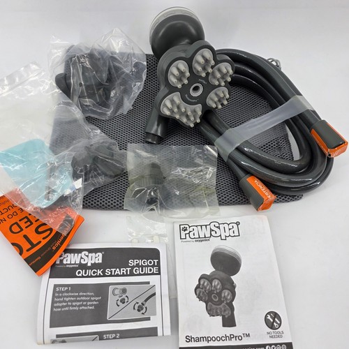 Oxygenics PawSpa Shampooch Pro Pet Grooming Shower Head System Grey 50548