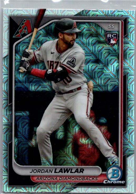 2024 Bowman Chrome #55 Jordan Lawlar Mojo Refractors