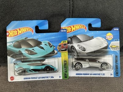 Hot Wheels Gordon Murray Automotive T.50s und T.33 Neu/Ovp
