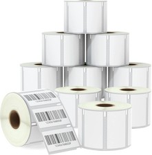 10 Rolls Compatible DYMO 30334 Multipurpose Barcode Labels 2-1/4" x 1-1/4" LW450