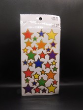 Recollections colorful star stickers 31pc