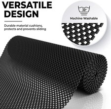 Non Slip Drawer Liner 30x150cm Mesh Grip Shelf Mat Kitchen Cupboard Protector