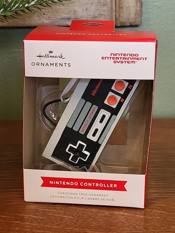Hallmark Ornament  Red Box  ~ NINTENDO CONTROLLER ~   NINTENDO ENTERTAINMENT SYS